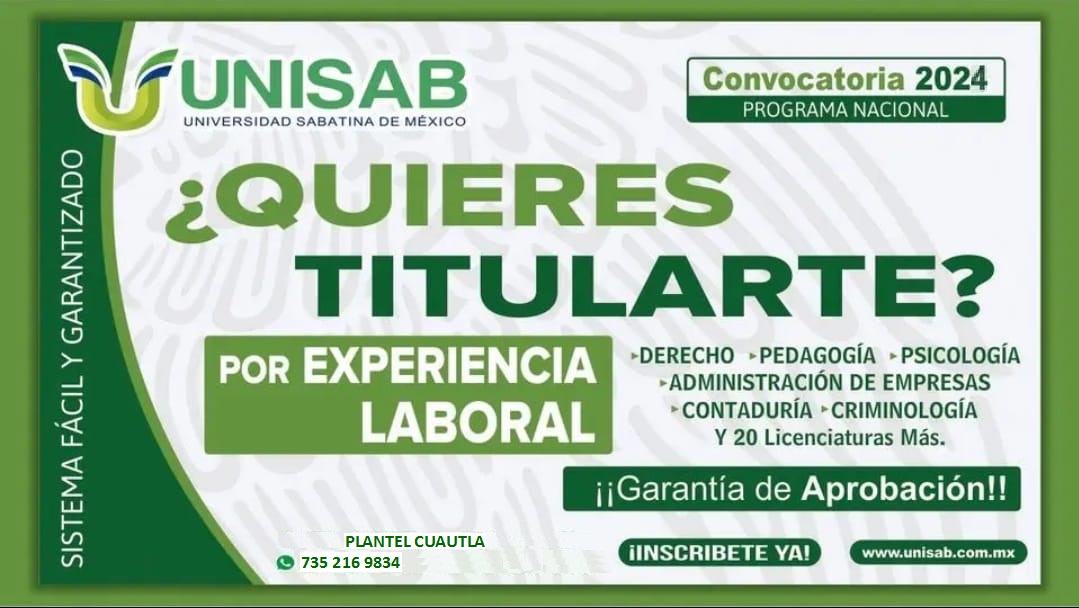 No pierdas tu oportunidad!