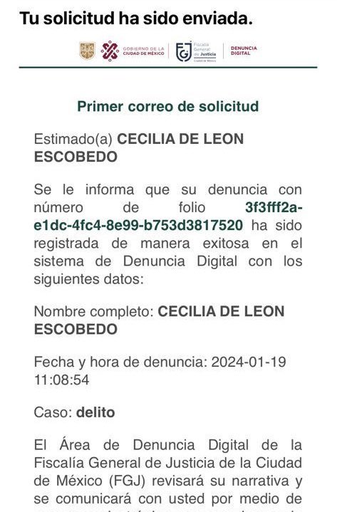 fa_leon6's tweet photo. Esta es la denuncia, el lugar dijo que no harían nada hasta que llegue y que eso puede tardar un año… por favor necesito que nos ayuden a que las cosas no sigan así. https://t.co/M2VT4RQwS9