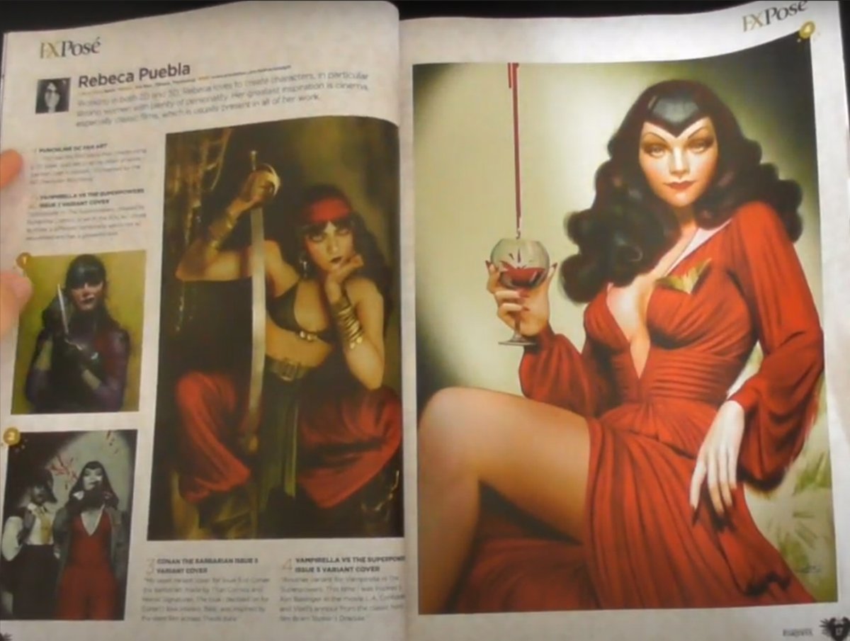 Many thanks to ImagineFX for including me in the gallery section of the issue 236
 
(The SOPHiE LAWSON's review on Youtube 👇)
youtube.com/watch?v=j0neSY…
