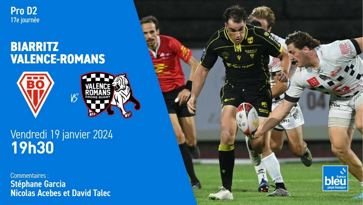 EN DIRECT - Pro D2 : Biarritz et Valence-Romans dos à dos (10-10), suivez la 2ᵈᵉ mi-temps commentée sur France Bleu Pays Basque 🏉

🎙️ <a href="/StephaneGrcia/">Stéphaηe Garcia 🎙️</a> <a href="/nicolas_acebes/">Nicolas Acebes</a> <a href="/MrLec/">Mr D. Lec</a> 

#FBSport #ProD2 #BOVRDR

➡️ l.francebleu.fr/RpyB