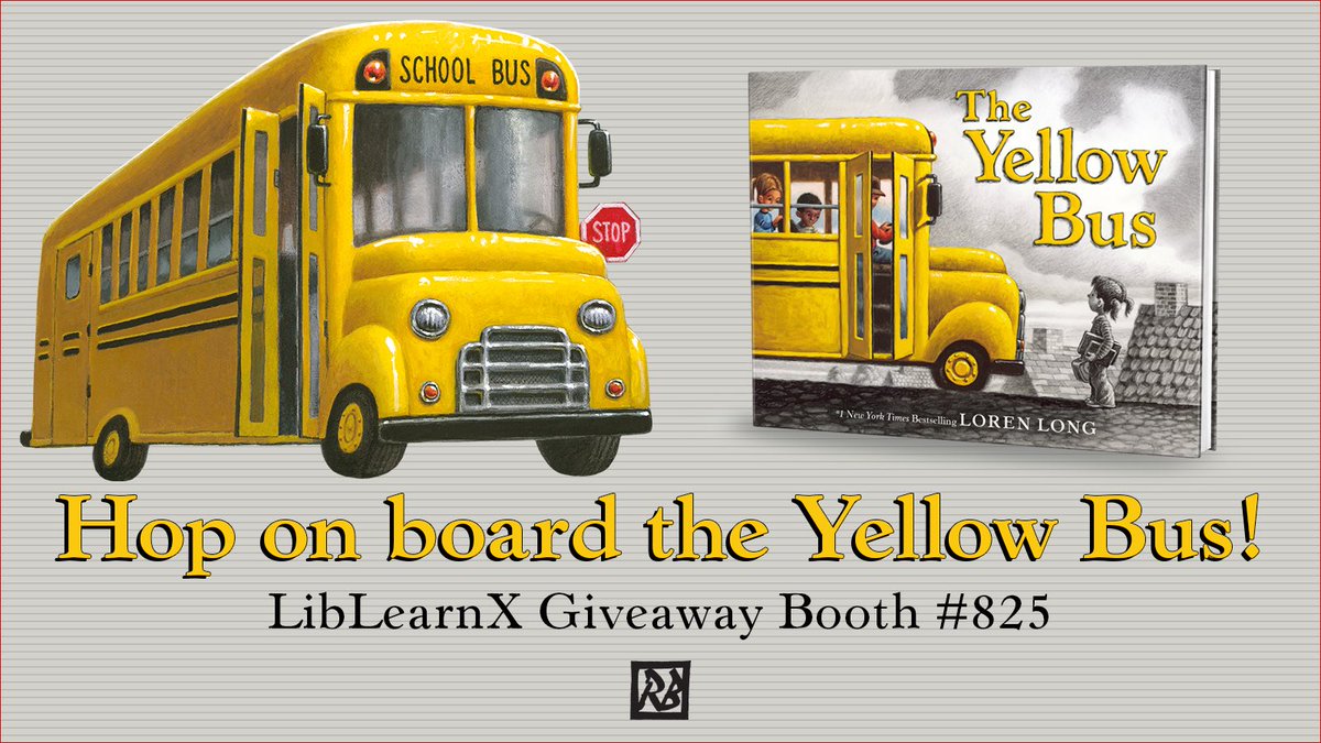 Heading to #LibLearnX24? Be the first to grab a galley of my next book The Yellow Bus, on sale June 25! Stop by the @MacKidsSL Booth #825 and tell them I sent you! Sign up for updates here 🔗 bit.ly/3u4XVL9 ⁦@MacKidsBooks⁩