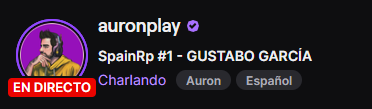 InfoAuron's tweet photo. 📌 || ¡Título actualizado!

El título es ➜ SpainRp #1 - GUSTABO GARCÍA https://t.co/14j7Wqlqtt