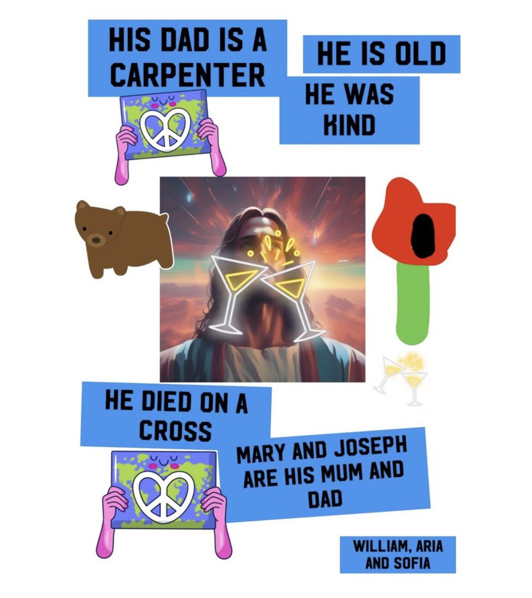 This week in their RVE sessions, pupils in Dosbarth Helygen have been learning about Jesus’ childhood using video clips and extracts from the bible. Children used PicCollage to record their existing knowledge and understanding of Jesus. @swanbreced #fourpurposes