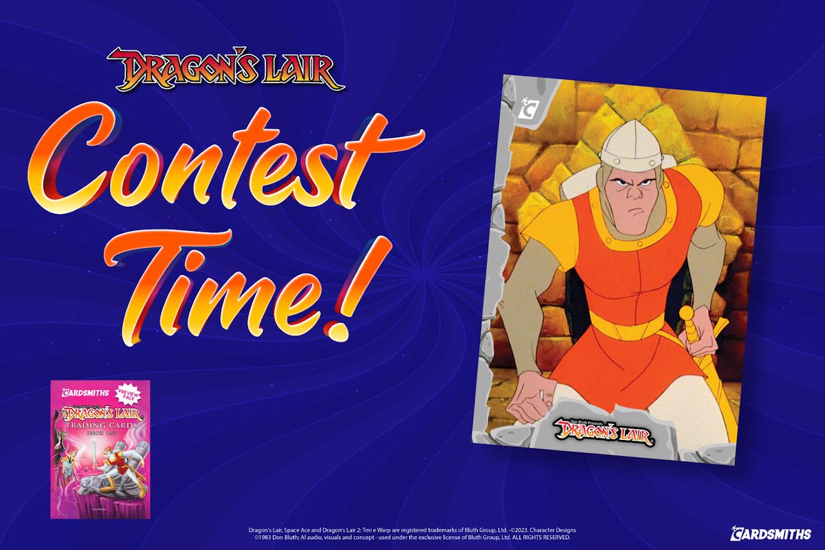 Which character’s cards are you most excited to collect in this series, coming in April?

We’ll choose 3 followers of Cardsmiths at random who answer to win a FREE preview set!

Preorder now at Cardsmiths.com or your favorite LCS!

#DragonsLair
#TradingCards
#Cardsmiths