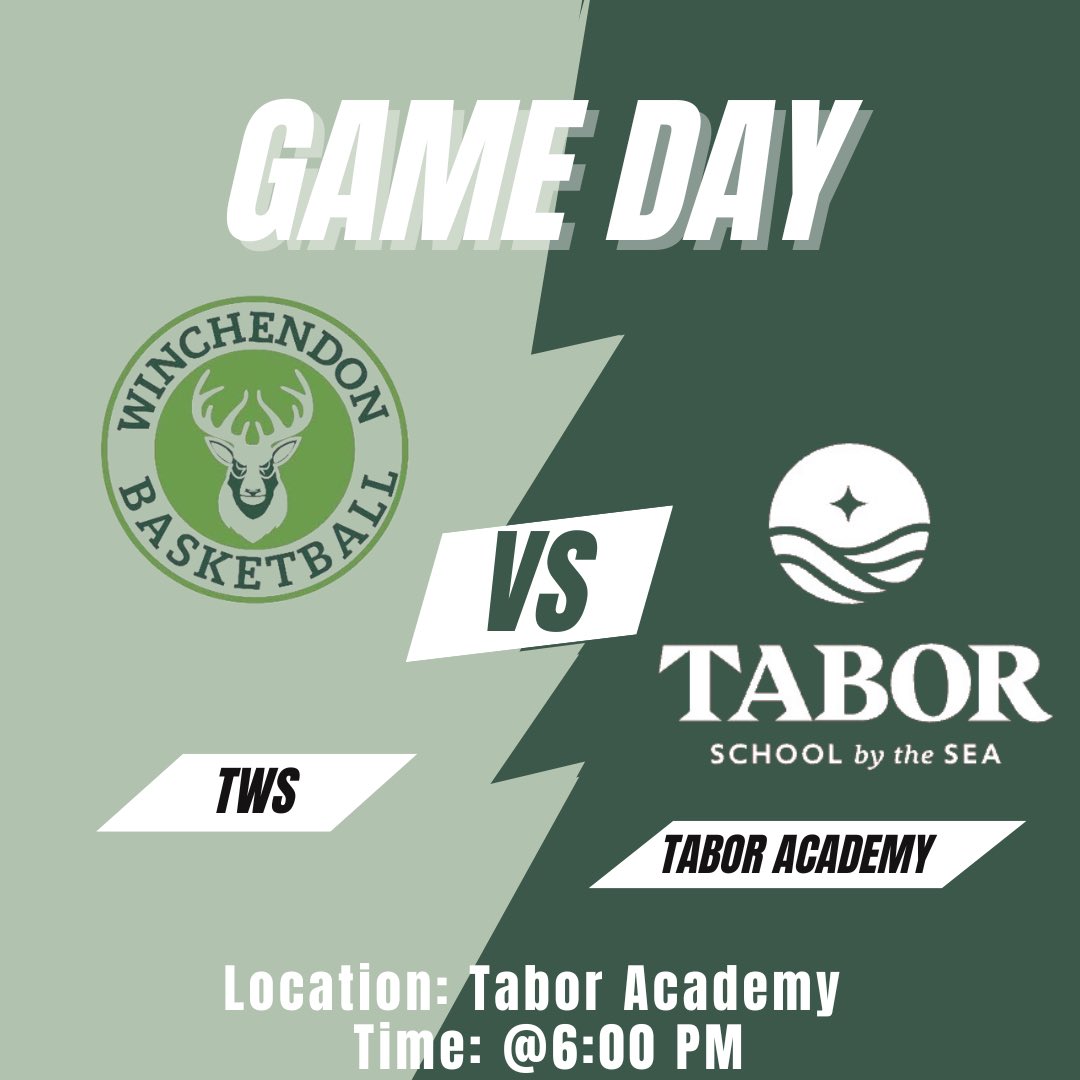 ON THE ROAD AGAIN

GAME DAY 🤍

🆚 Tabor Academy 

📍 Tabor Academy 

⏰ 6PM

🎥 vimeo.com/taboracademy
