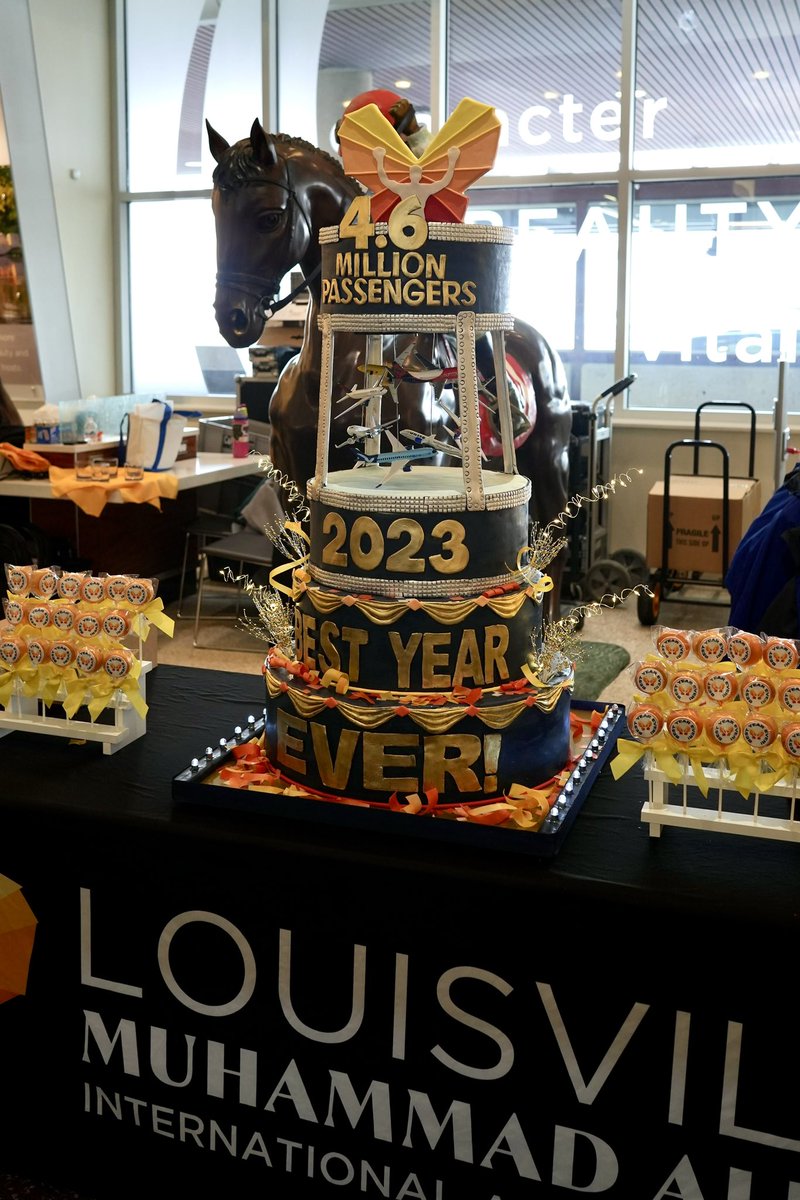 2023 was a record-breaking year for @FlyLouisville, with the airport seeing an all-time high for passengers! Louisville is a world-class destination and the world is taking notice. I can't wait to see what records we break next!