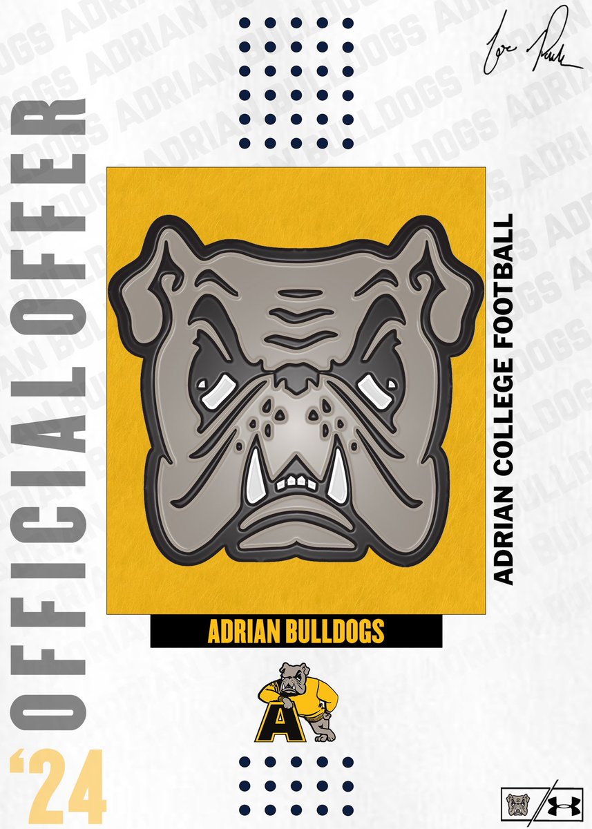 NoahBonner4's tweet photo. After a great visit with @AdrianCollegeFB I am blessed to have received my 3rd offer! Thanks to @Coach_Palka @Coach_Ty_Palka @JebPalka https://t.co/vwWWvQ7d2S