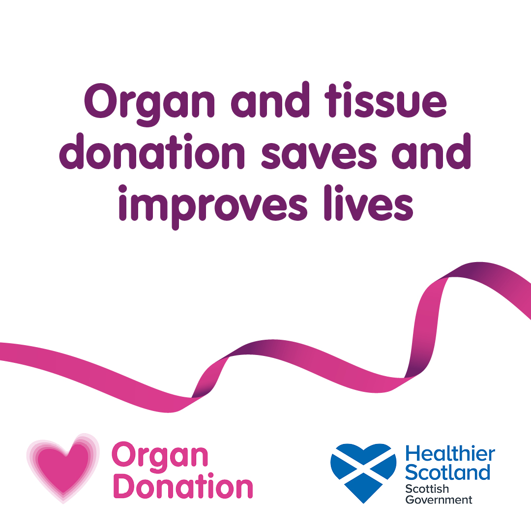 Every year, hundreds of lives are saved and improved with the help of donated organs such as hearts and kidneys, and donated tissue such as heart valves and tendons. Learn more about the process here, and make your decision known: organdonation.scot/about-donation…