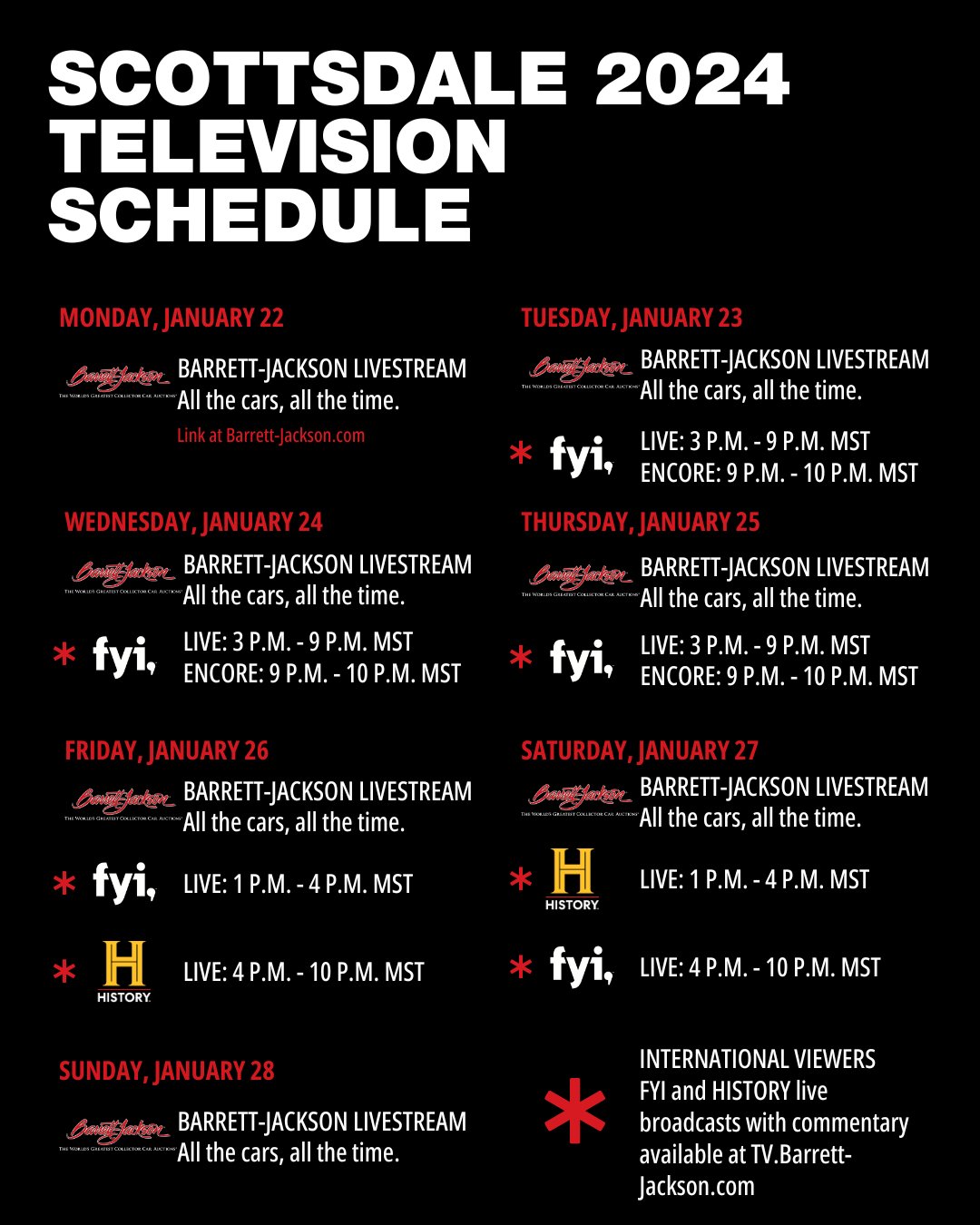 Barrett Jackson 2024 Tv Schedule Addi Livvyy