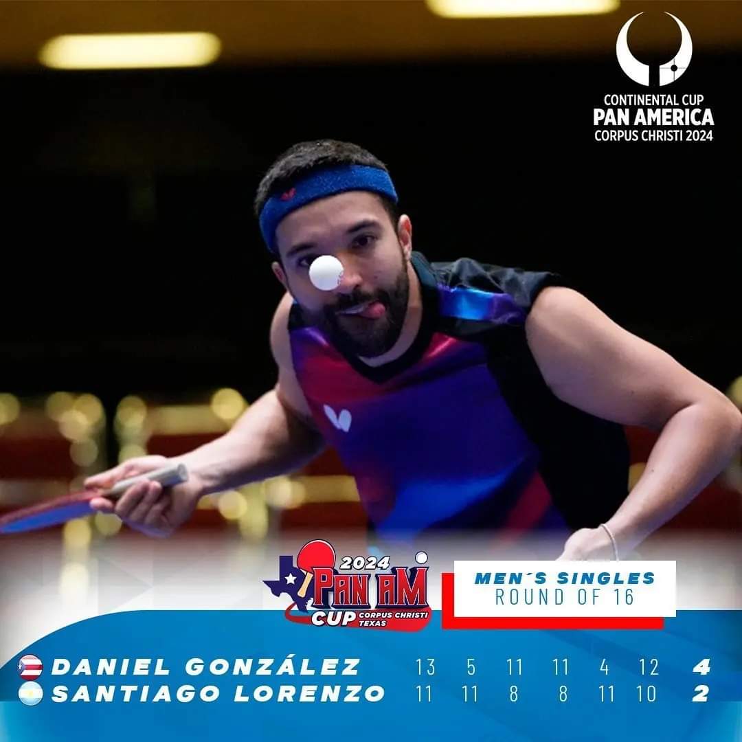 luis_fotoPUR's tweet photo. 🏓 Nuestro Daniel González 🇵🇷 pasa a la próxima ronda del #ITTFPanAmCup Corpus Christi 2024 tras vencer a Santiago Lorenzo de Argentina.

¡Vamos Danny!

Vía @ittfamericas

Fuente- Comité Olímpico de Puerto Rico https://t.co/eGEVrbi6QT