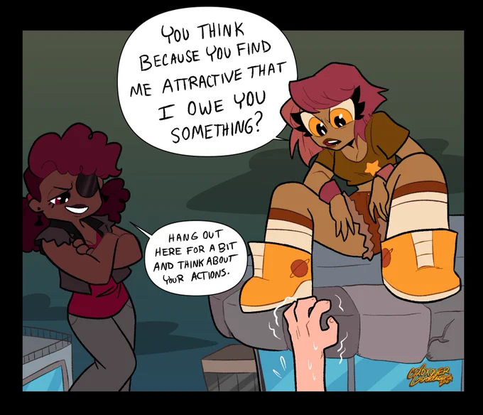 Burgundy's so proud~