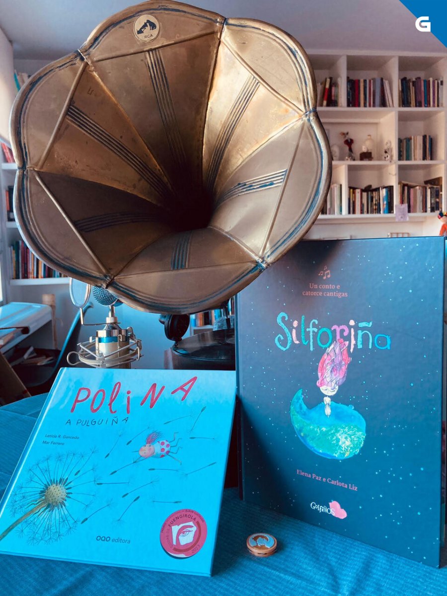 #LIX | 📚🎵Hoxe as propostas lectoras de <a href="/evamejuto/">a evamejuto</a> traen música!

📓O álbum ilustrado 'Silforiña', editado por Golfiños

📓'Polina a pulguiña', de Leticia Gancedo e Mar Ferrero (OQO)

 📲agalegaaudio.gal/videos/detail/…