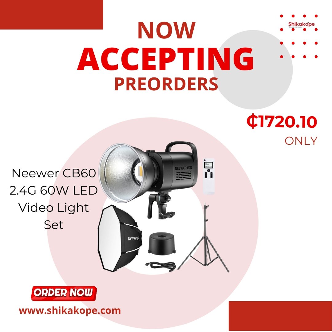 ShikaKope's tweet photo. Stable 5600K daylight provides an even colour temperature for your shots. 97+ CRI and 97+ TLCI help you take attractive photos and videos with precise colours.

You can make a pre-order today for this kit(a deposit is recommended) today. https://t.co/JLXB511ubL