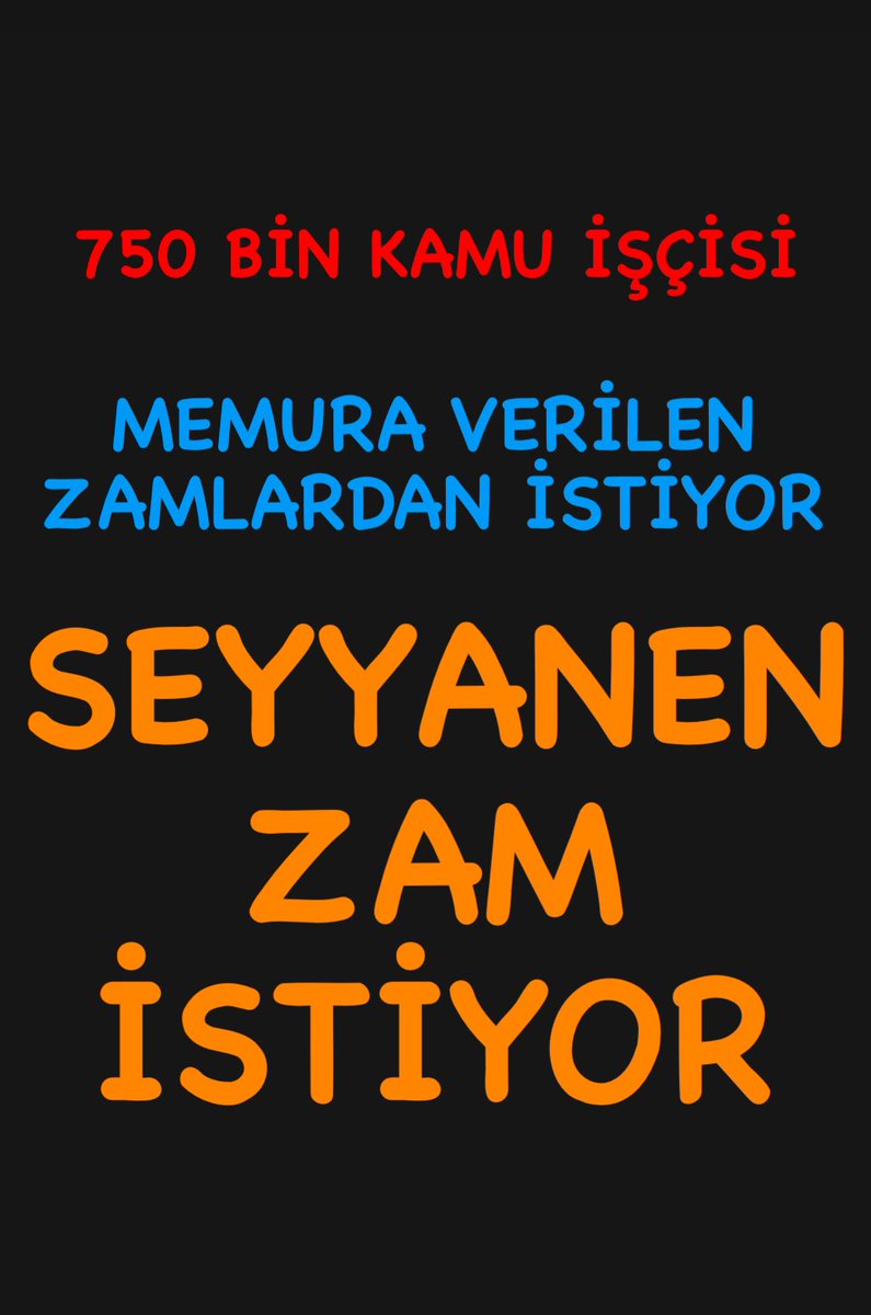 👉NE EZEN NE EZİLEN İNSANCA HAKÇA BİR DÜZEN👈

GEÇİNEMİYORUZ ❌

750 Bin Kamu İşçileri Olarak Yaşadığımız Mağduriyetin
Giderilmesi için Ekprotokol
İstiyoruz

<a href="/RTErdogan/">Recep Tayyip Erdoğan</a>

<a href="/isikhanvedat/">Prof. Dr. Vedat Işıkhan</a>

<a href="/csgbakanligi/">T.C. Çalışma ve Sosyal Güvenlik Bakanlığı</a>  

<a href="/memetsimsek/">Mehmet Simsek</a>

@Vergideadalet 

<a href="/turkiskonf/">TÜRK-İŞ</a> 

<a href="/tezkoopissndk/">Tez-Koop-İş Sendikası</a>

#KÇPdeEkProtokol
