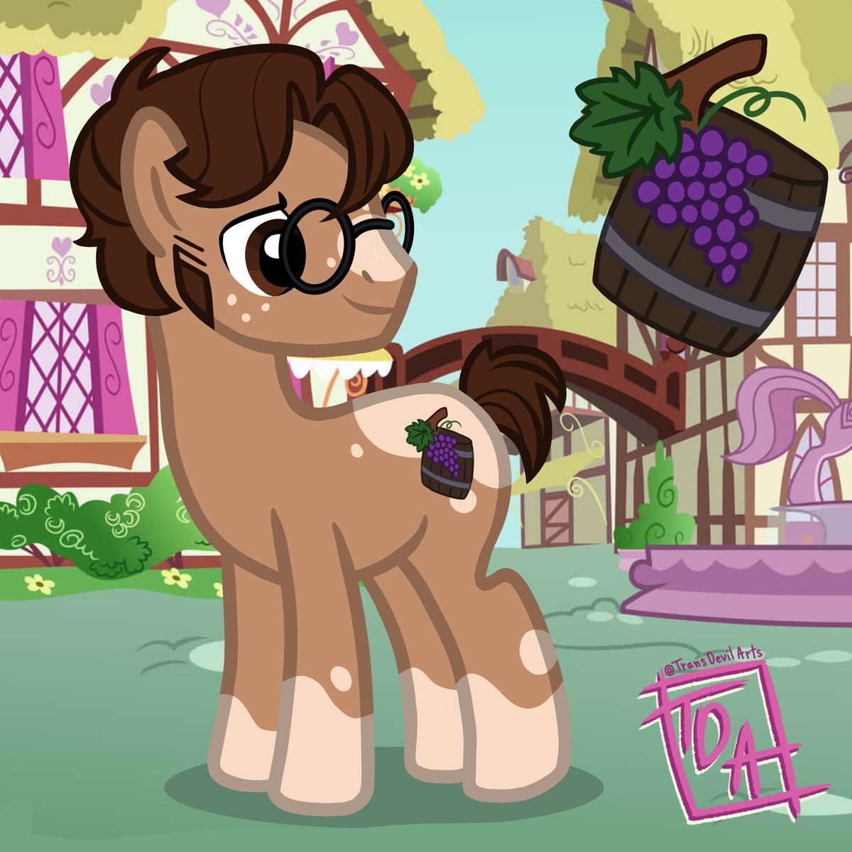 transdevilarts's tweet photo. And most recently I made a ponysona! I drew everything but the background obviously lol https://t.co/puudFgkKBE