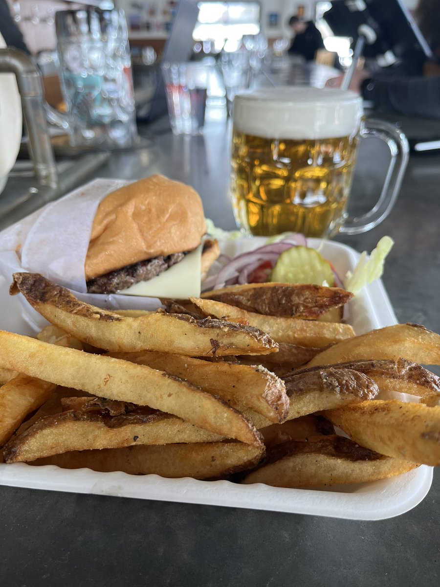 Our Taproom is open Friday normal hours, 11am-10pm, and you’ve got to come and help us, we can’t eat all these Grillshack fries ourselves…