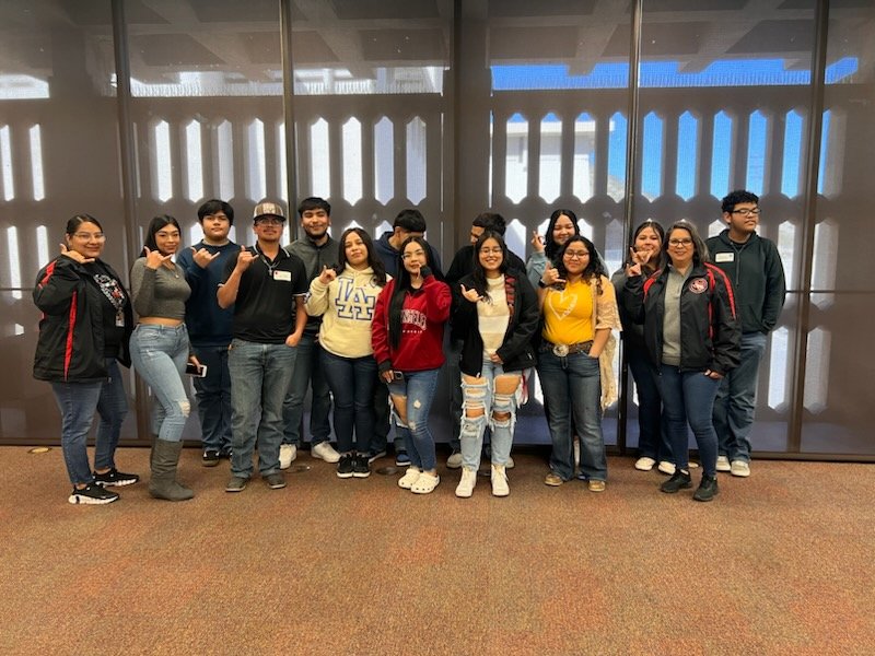 Joanna_TISD's tweet photo. AVID III and Education &amp; Training students learning about the education program @UTEP. #TISDProud #TISD_EduProgram #CoyotesAreCollegeBound @AVID4College https://t.co/4BXGy35NHh