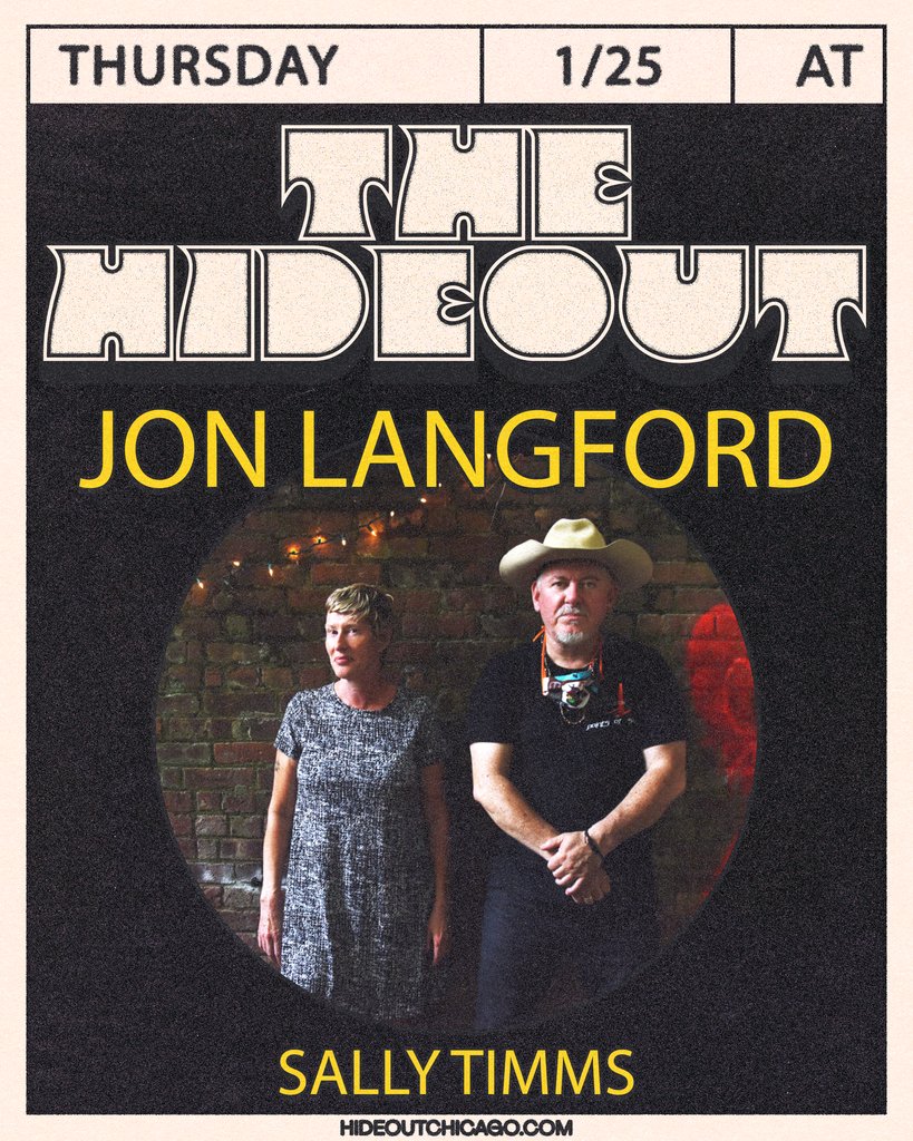 We're one week out from our favorite duo's return to The Hideout: Jon Langford and Sally Timms! John and Sally have been churning it out together since Sally joined The Mekons in '85 and they're only getting better. Doors at 7:30, show at 8!