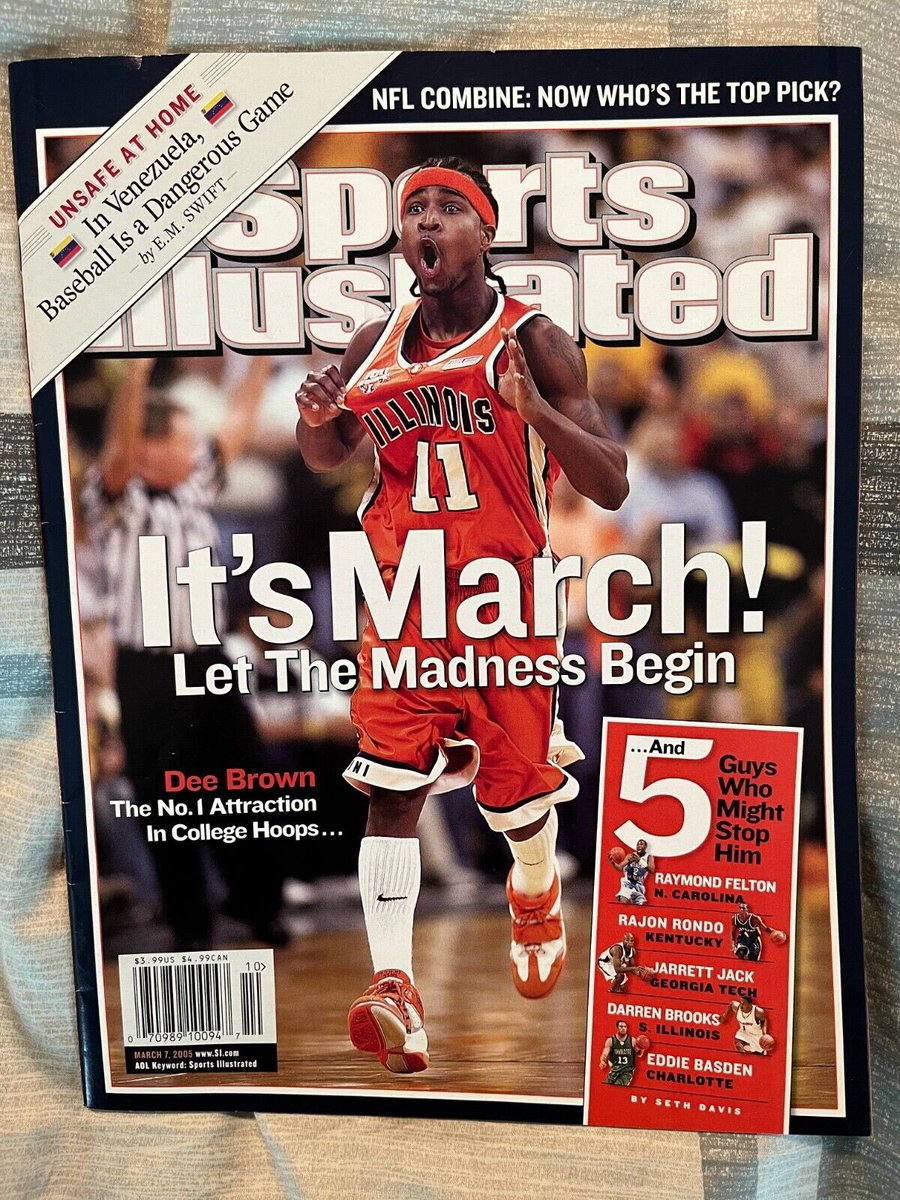 danbernstein93's tweet photo. RIP Sports Illustrated. Best cover in its history goes to @deebrown11 https://t.co/CMYB5q7z1L