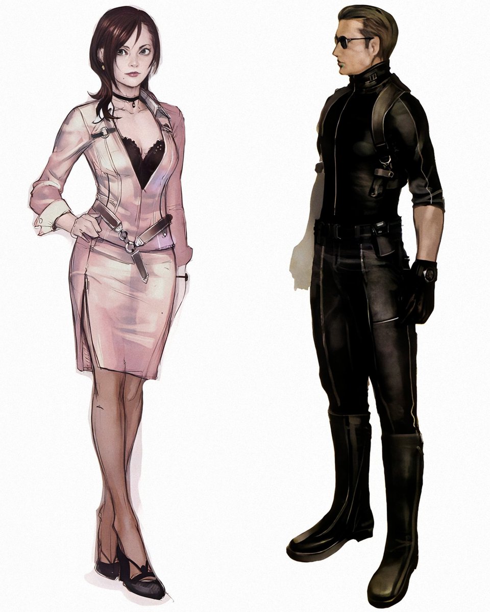 _AlbertWesker's tweet image. Excella Gionne and Albert Wesker
Resident Evil 5 - Concept Art