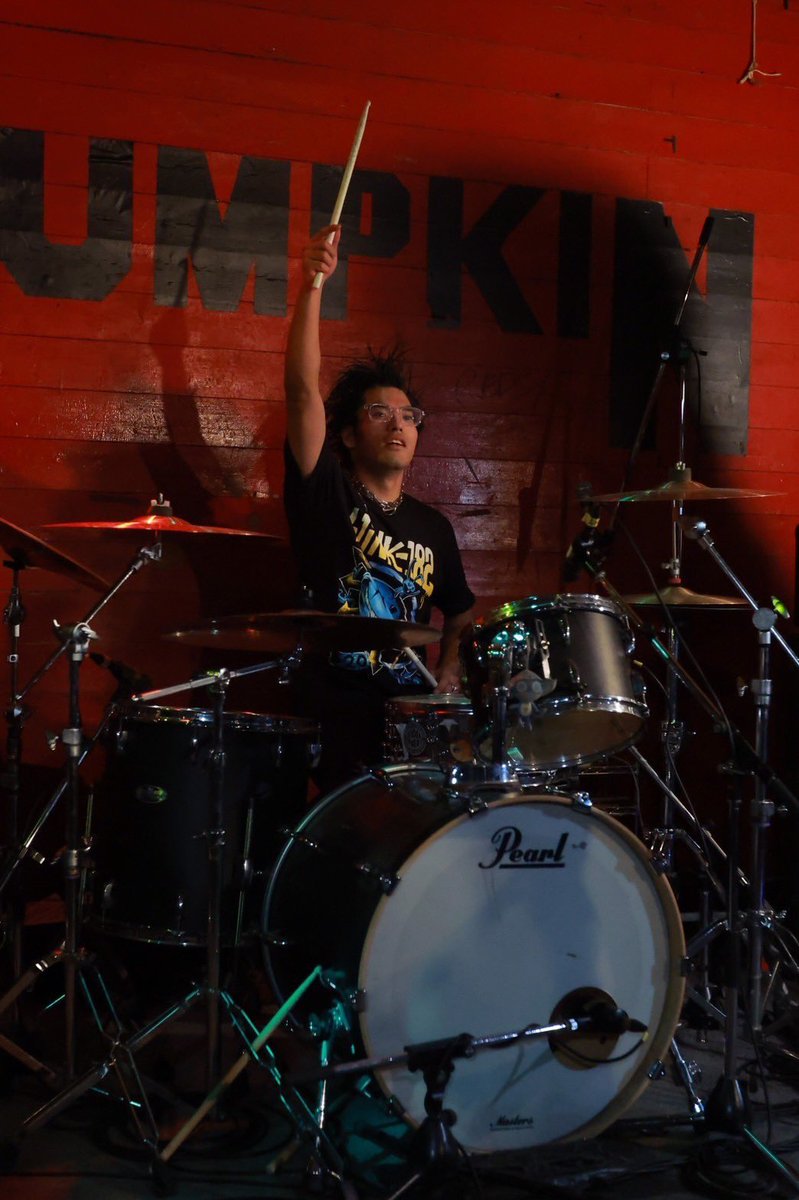 TakeSteadyAim's tweet photo. I want to give a huge shoutout to @kazune450 for being our drummer during our tour in Japan! He’s a remarkable drummer and such an amazing friend! We couldn’t have made our dream possible without you ❤️ 📸 @chrissly182 https://t.co/OGJkU2vM3e