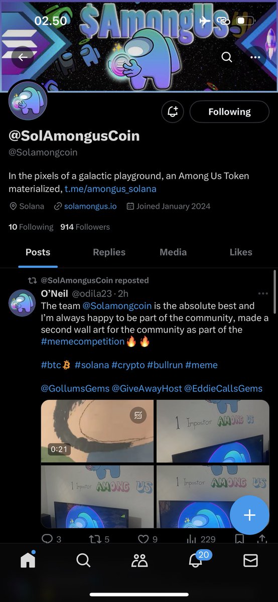 mrch4dz's tweet photo. @SolanapadX @Solamongcoin let do this
ATu66vXbN12ENYvAaS14CyAZFZQsaCZmsw86g674e2sB https://t.co/jzOKH1agQx