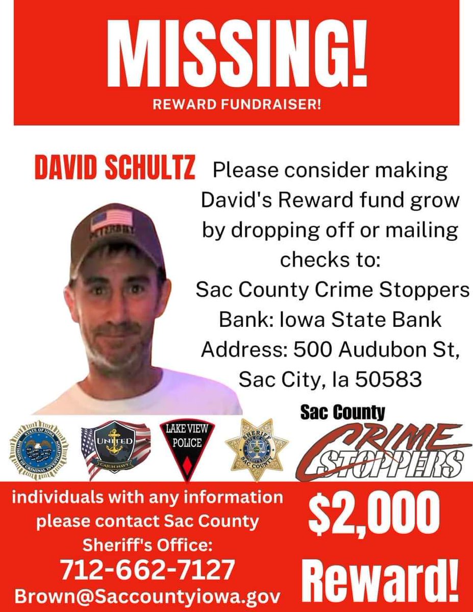 68dreamgirl's tweet image. Where is missing Iowa Trucker #DavidSchultz