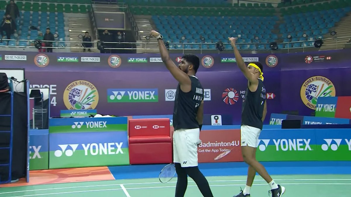 SAT-CHI are here to bless your weekend 🤗

More from the world of #Badminton🏸

The brothers of destruction took down World No. 5⃣  🇩🇰Astrup & Rasmussen & stormed into the SEMIS at #IndiaOpen with a fierce 21-7, 21-10 win! 

Well done bros!! 👏 Go, shine at the Semis🤞🏻