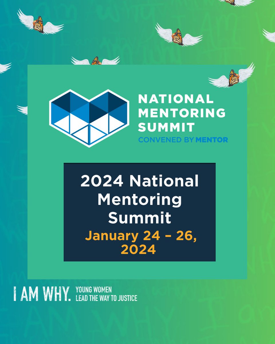 IAmWhyJustice's tweet photo. I Am Why young activists Aliyah Young &amp; Samantha Cortez will attend this year's #nationalmentoringsummit2024 ‼️

You can get updates from us during the conference as we go live &amp; share stories throughout the event here on X @iamwhyjustice 

#mentor #mentee https://t.co/pblYu2OzNz