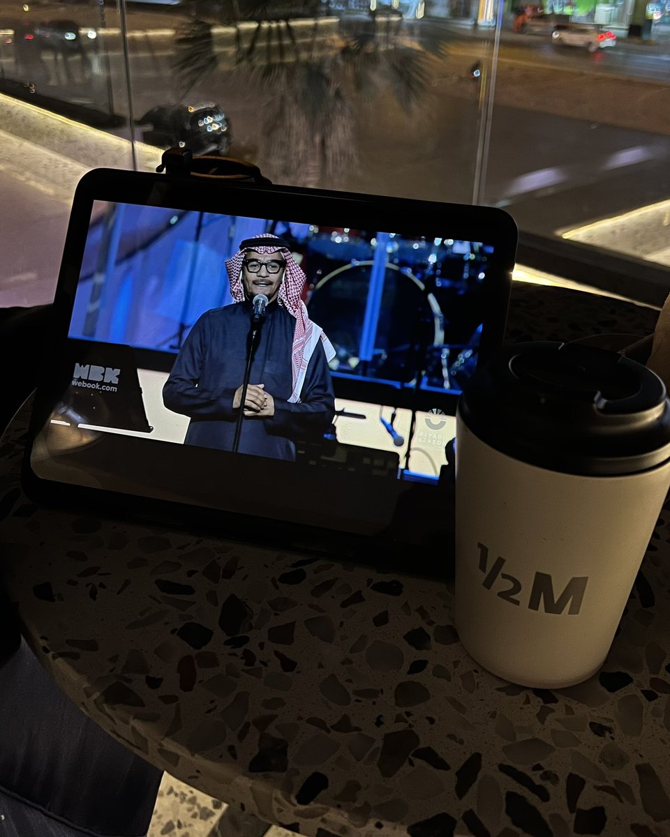 عن بعد احلى 🥹💔 
<a href="/RabehSaqer/">Rabeh Saqer رابح صقر</a> 
 #ليلة_الصقر