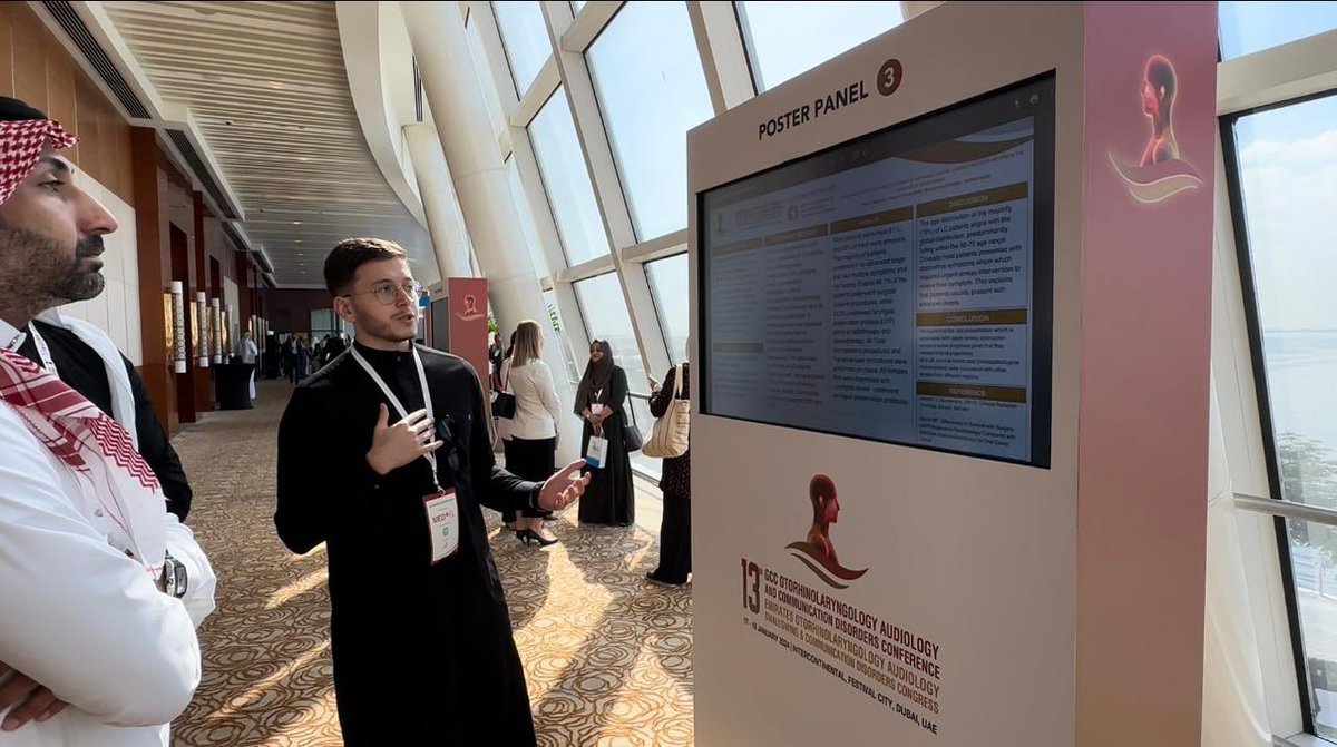 Dr. Mohammed Aytah
6th Year Medical Student 
Poster presentation 
“Clinical and Histopathological features of Laryngeal Cancer. A Single Institute Review In The Kingdom Of Saudi Arabia”