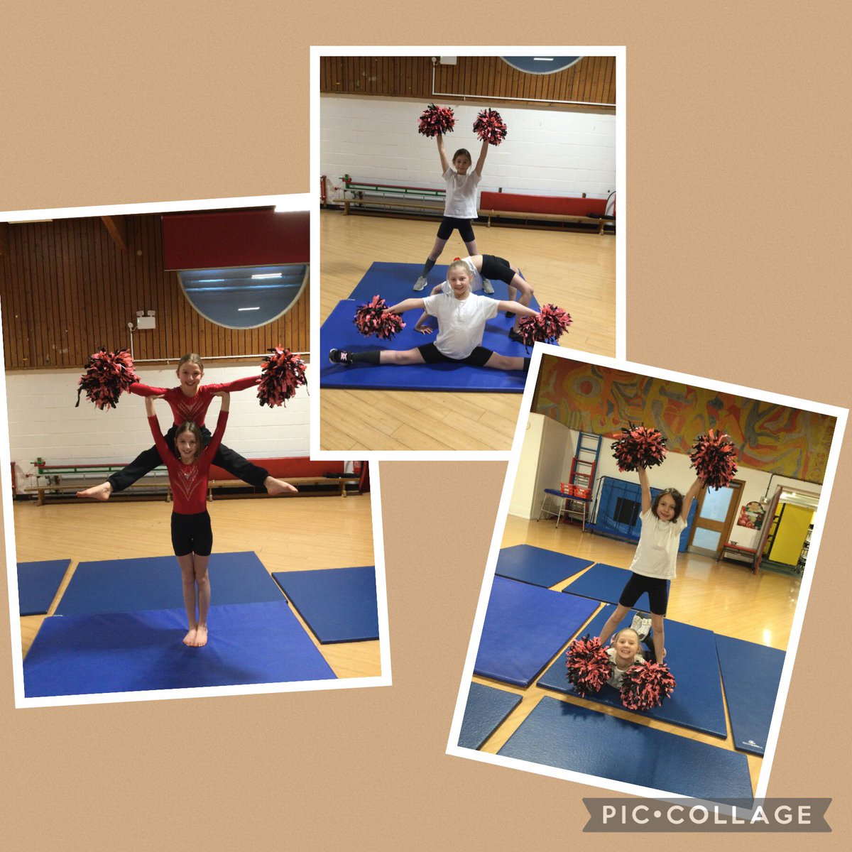 Our Dance enrichment group have had great fun choreography and performing a cheer leader dance !