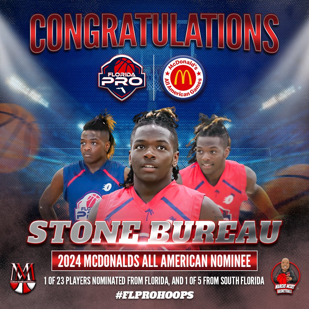 Stone Bureau (@stoneranger30) on Twitter photo Im blessed 🙏🏾 and honored to be nominated for the McDonald’s All American Games <a href="/McDAAG/">McDonald's All American Games</a>
Thank you to my Mom and Dad for all your support. Thank you to my coaches, trainers and everyone who’s supported me over the years.
<a href="/serssm8/">Kim Bureau</a> <a href="/Rangeman_Films/">Films, Rangeman Media</a> <a href="/MMcGeeBball/">Marcus McGee Bball</a> <a href="/hoopseen/">HoopSeen</a> Im blessed 🙏🏾 and honored to be nominated for the McDonald’s All American Games <a href="/McDAAG/">McDonald's All American Games</a>
Thank you to my Mom and Dad for all your support. Thank you to my coaches, trainers and everyone who’s supported me over the years.
<a href="/serssm8/">Kim Bureau</a> <a href="/Rangeman_Films/">Films, Rangeman Media</a> <a href="/MMcGeeBball/">Marcus McGee Bball</a> <a href="/hoopseen/">HoopSeen</a>