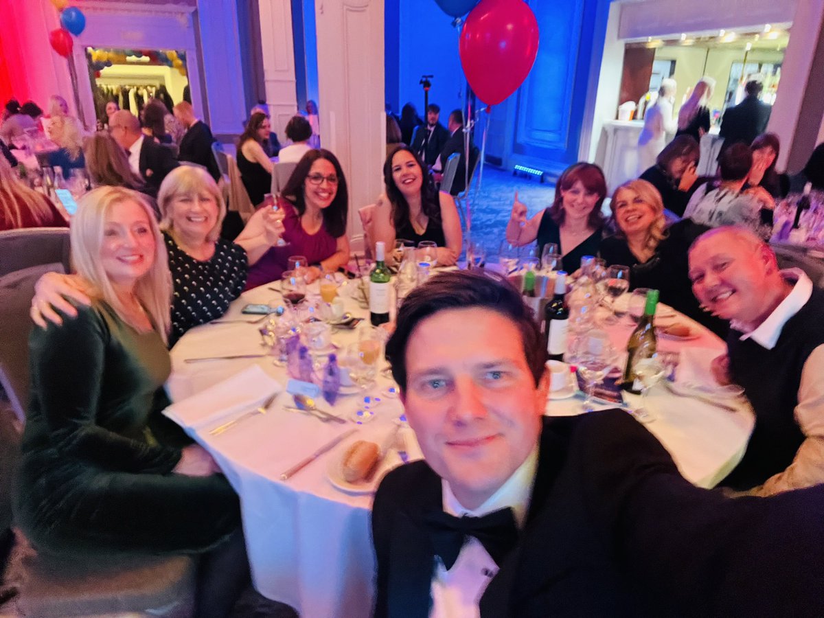 Table selfie <a href="/HarrogateNHSFT/">Harrogate NHS FT</a> Kite awards.
