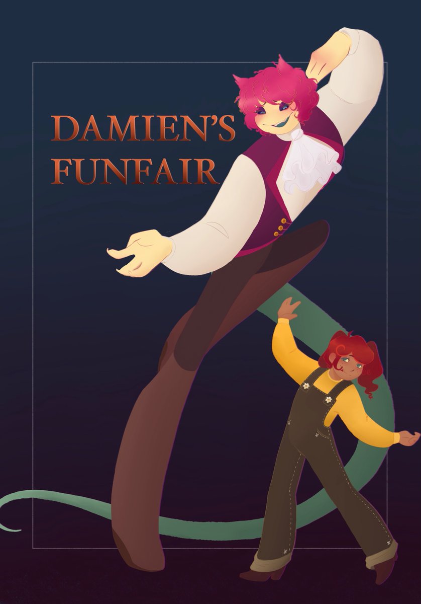 HONEEYSPINEARTS's tweet photo. Holding up the lads✨

#Damiensfunfair #conceptart #ocart #oc #ocproject #comicinprogress #horror https://t.co/bXde9haJwF