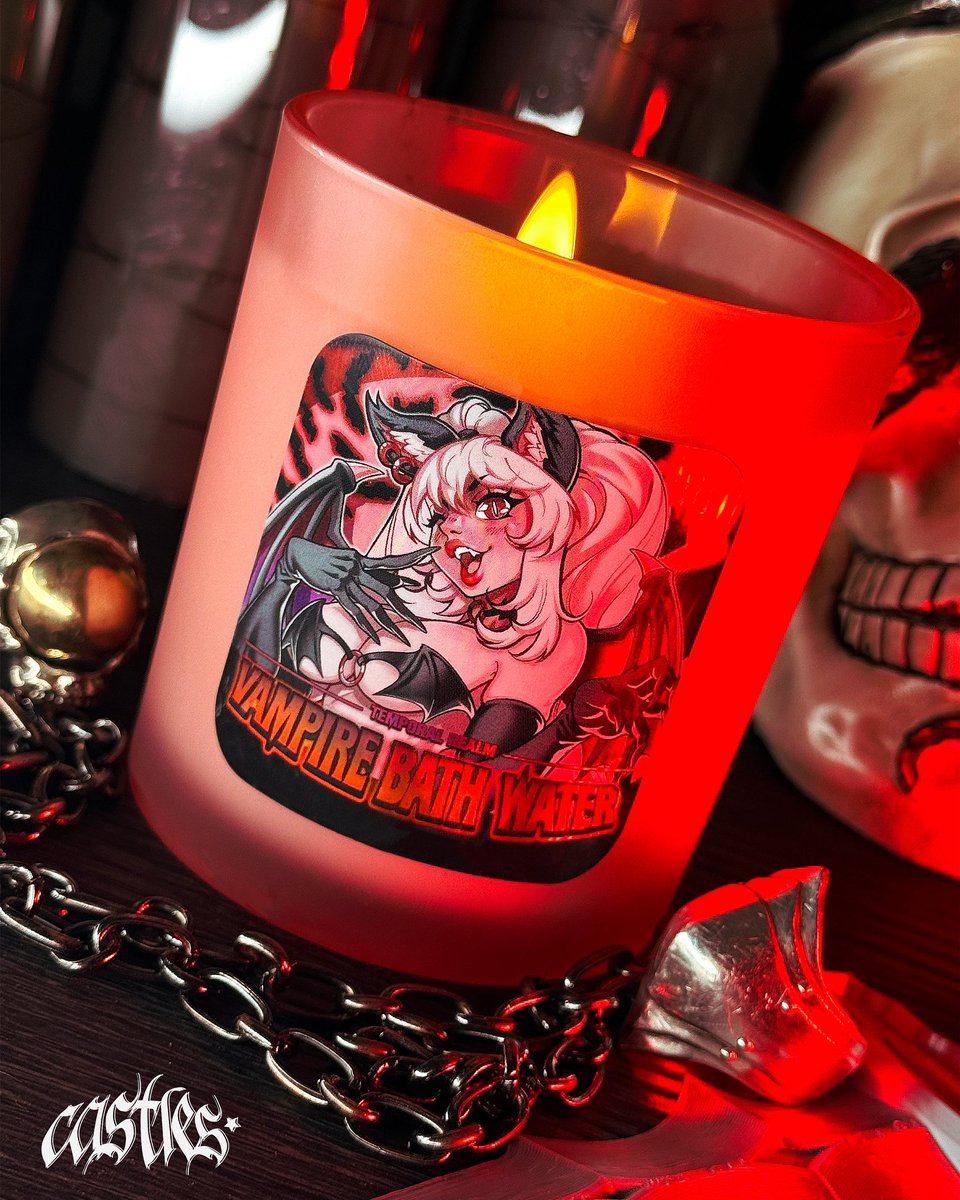 Cxstlez's tweet image. 🩸 Vampire Bath Water 🩸Candle Releasing this Sunday (21st) !