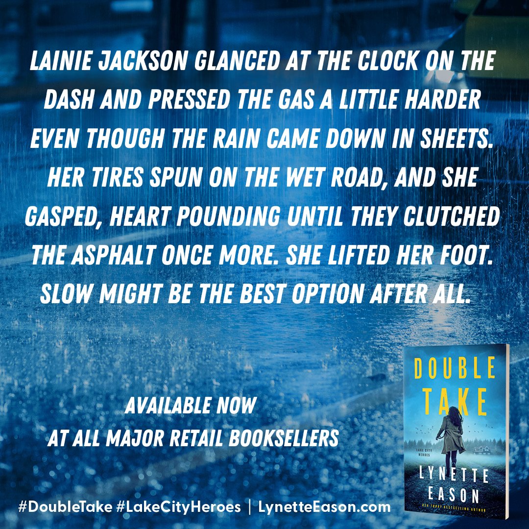 CarolMHamilton's tweet photo. I recommend Double Take, suspense by Lynette Eason. Characters are likable, memorable, and have realistic baggage which makes them interesting.
The suspense kept me guessing, is the bad-guy dead, or not? If he is, who keeps trying to kill Lainie?
I appreciate the clean read. https://t.co/gAfdN2RdtY