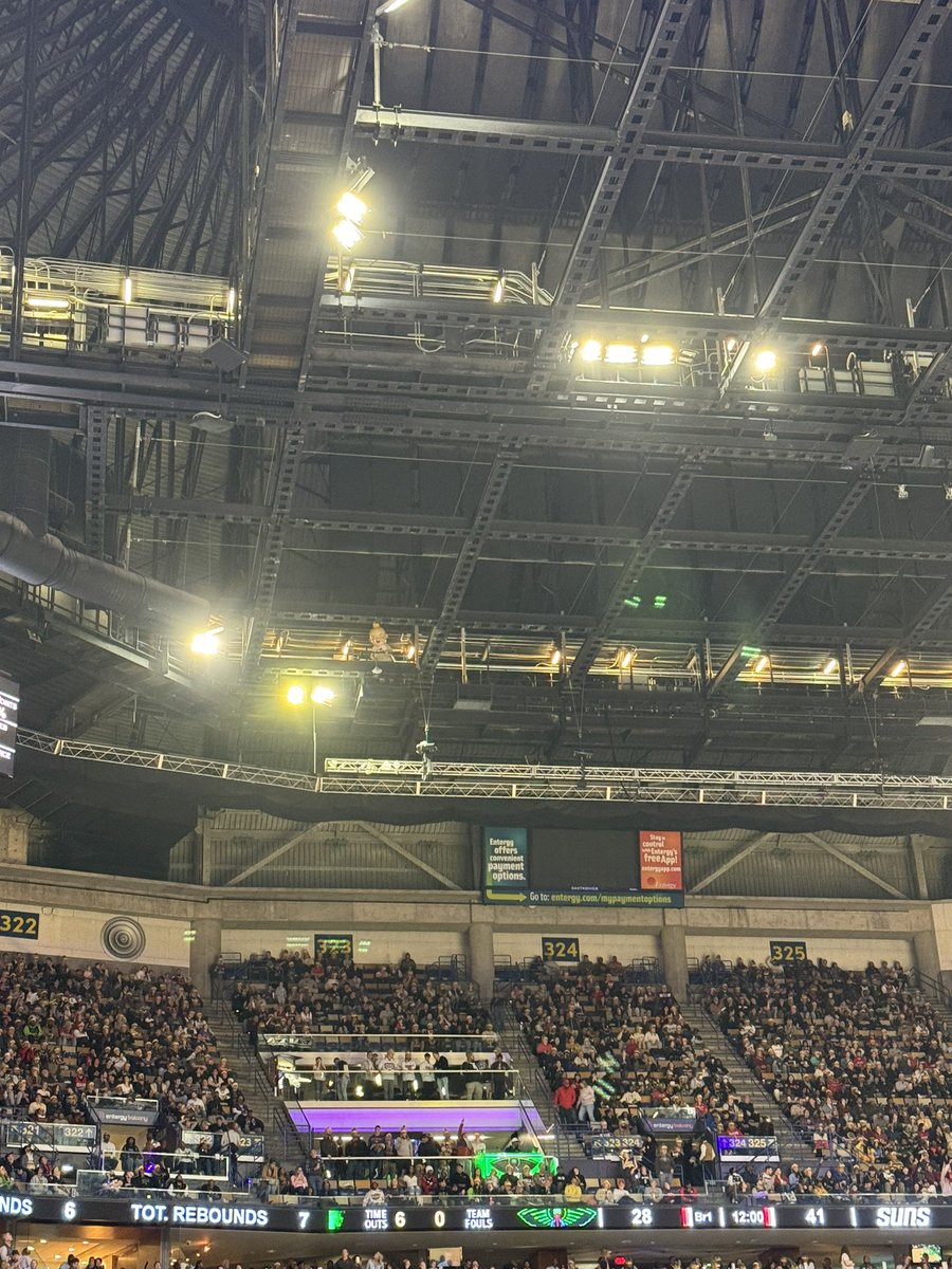 JonathanGantt_'s tweet photo. Straight outta your worst nightmare… King Cake Baby in the rafters 👀
@KingCakeBaby @PelsNationCP https://t.co/5guVFfph5m