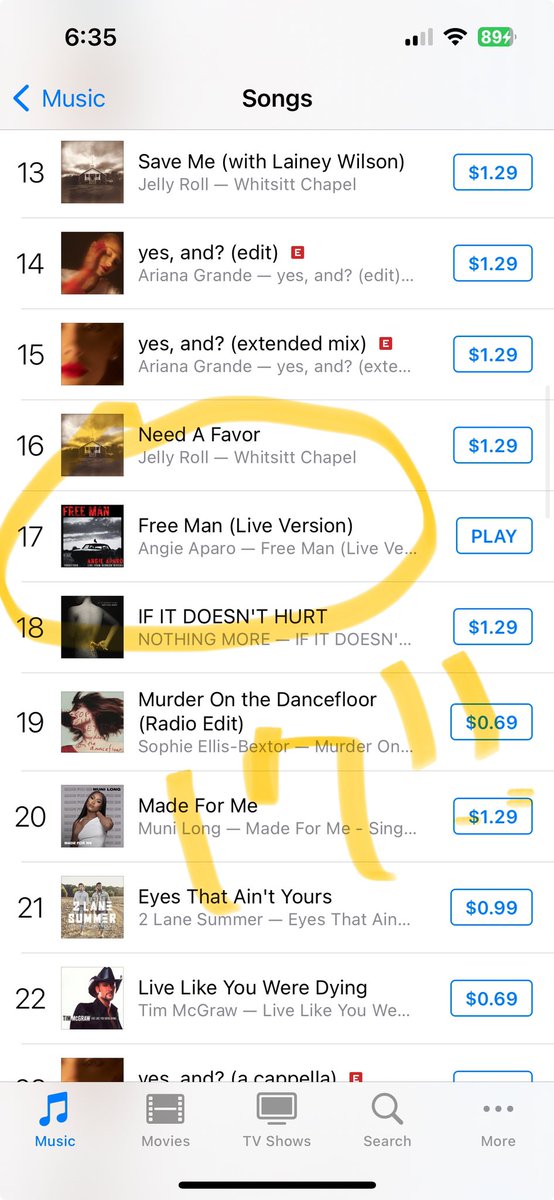 Thank you so much <a href="/johnrich/">John Rich🇺🇸</a> &amp; <a href="/catturd2/">Catturd ™</a> !! ‘Free Man’ has climb to #17 on the iTunes chart!! Check it out! 
distrokid.com/hyperfollow/an…