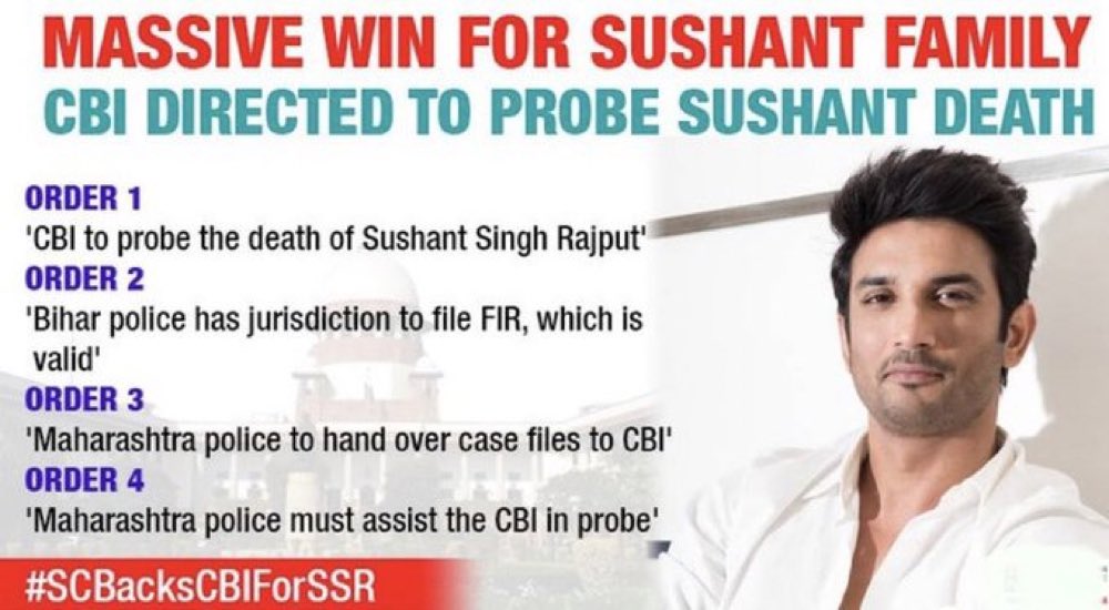 During Ram Mandir Bhumi pujan, the #SupremeCourtofIndia granted #CBI4SSR 🔱

Prayers that during the Ram Mandir inauguration & #SushantDay there is some divine intervention 🙏🏻💫

Public Outcry Ignored InSSRCS

#JusticeForSushant️SinghRajput
@CBIHeadquarters wake up
#302ForSSR 🙏🏻