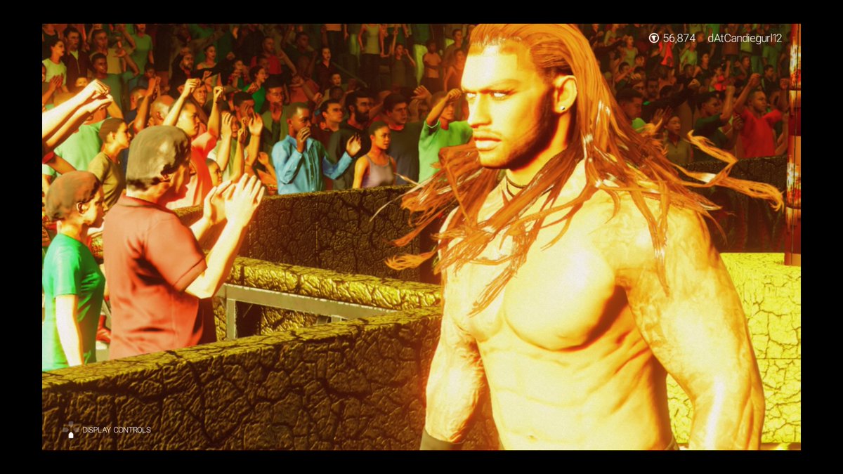 MzSkittleDreads's tweet image. #WWE2K19 #wwe2K24 Azriel. Right when I had just updated his face texture. Also, just take a look at the texture of the hair? Perfection! We need this BACK!! 🙏🏾😩🧡🧡🧡