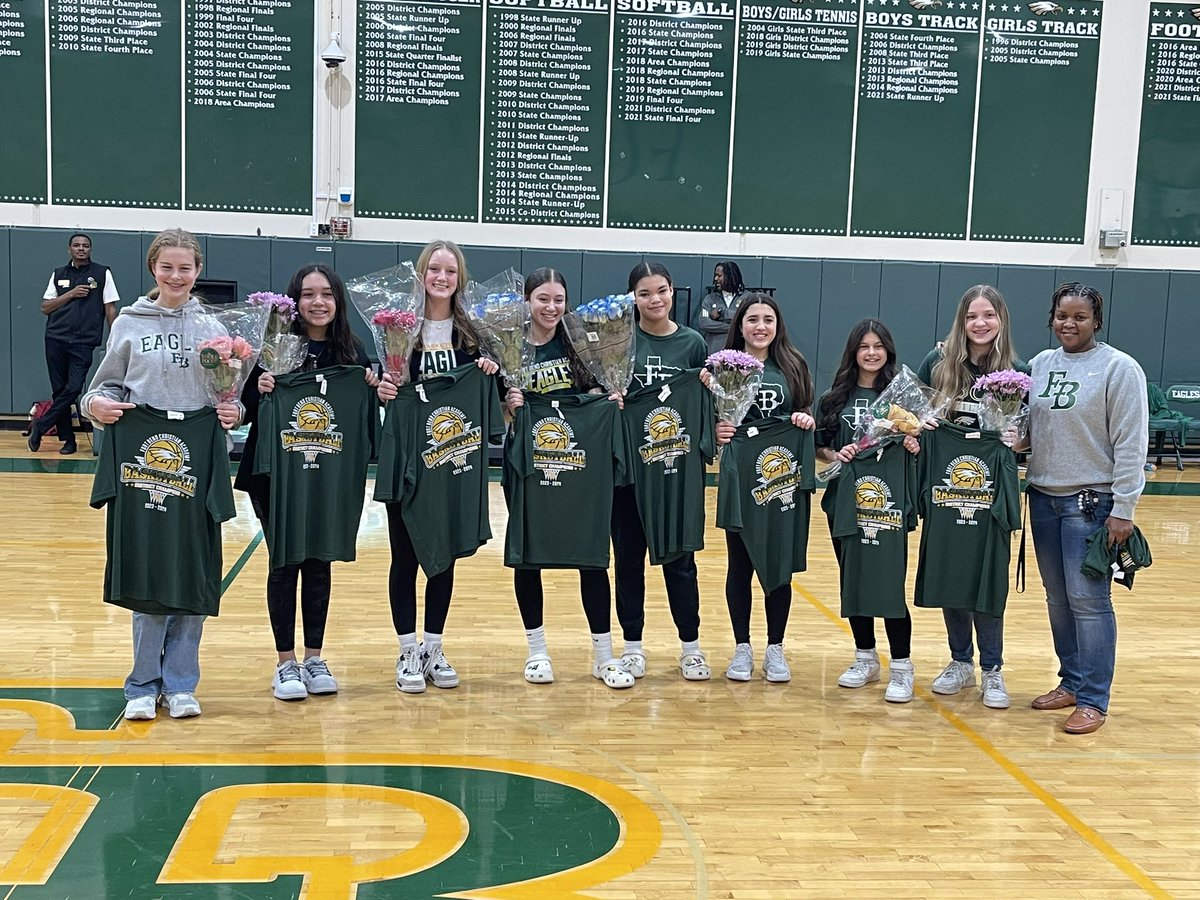 FBCAGBB's tweet photo. Congratulations to the Lady Eagles 8th Grade girls on being District Champs.  

@FBCAathletics 

#BrightFuture https://t.co/qzAwBMCiA9