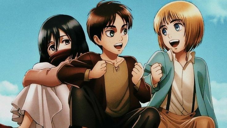 luard_alucard's tweet image. "O Eren gosta da Mikasa, não do Armin!"
O Eren: