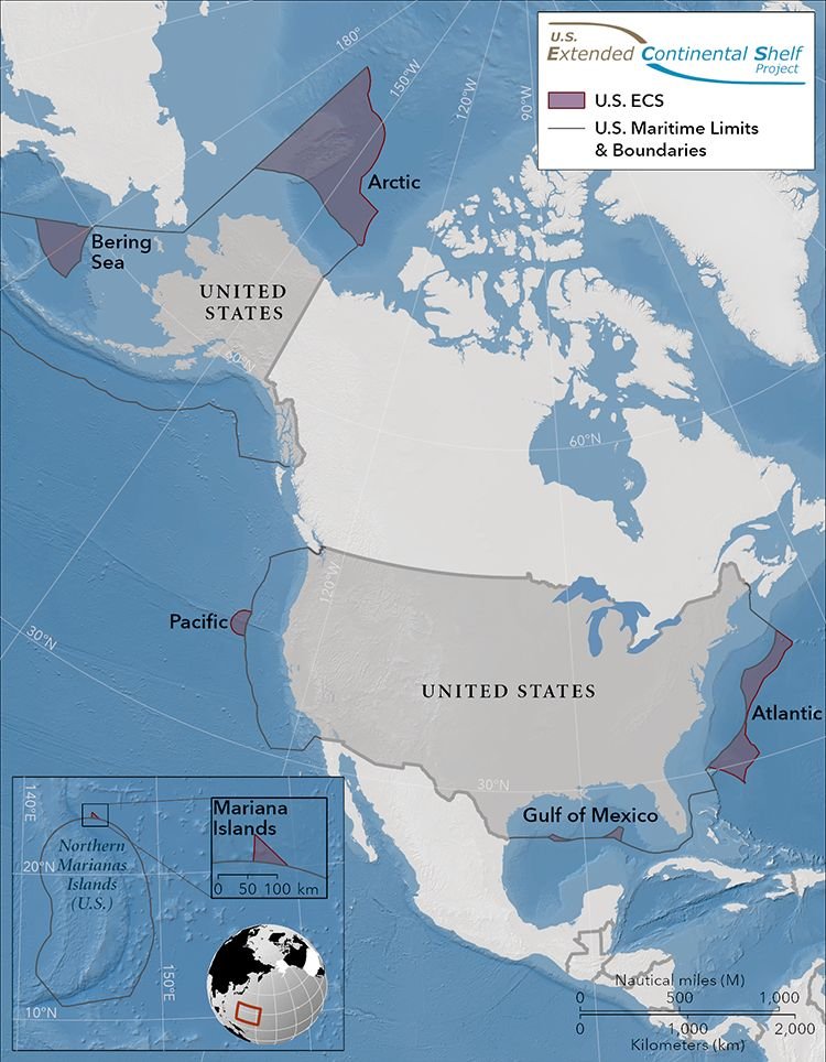 🇺🇸 Exciting news! The U.S. just bulked up, gaining a million sq km—over half the size of Alaska. 🌎 

The expansion, focused in the Arctic, is thanks to redefined continental shelf boundaries.

 Source: Earthcom, US State Department.

 #USExpansion #ArcticFrontier 🏞️🗺️