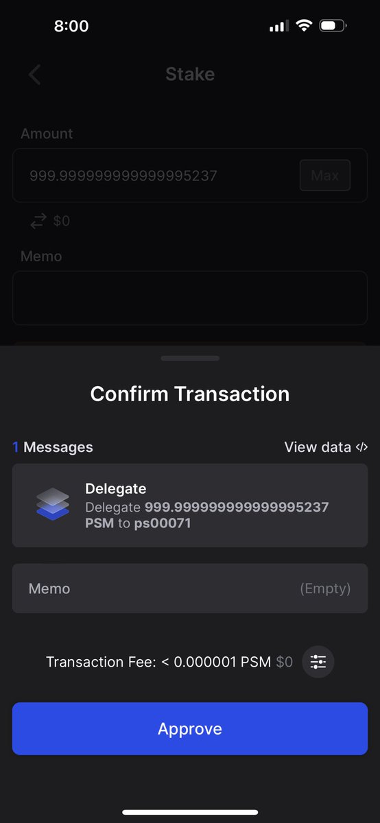 N_RLegend's tweet photo. Staking @PrysmNetwork on IOS in KEPLR mobile wallet! #LAYERZERO #Blockchain #Cosmos #Cosmosecosystem #IBC #prysmchain https://t.co/xQLwxlG53q