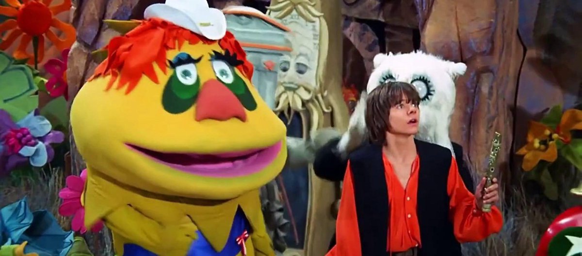 H.R. Pufnstuf. Where a talking flute, a walking tree, and a dragon named Pufnstuf ran the show.