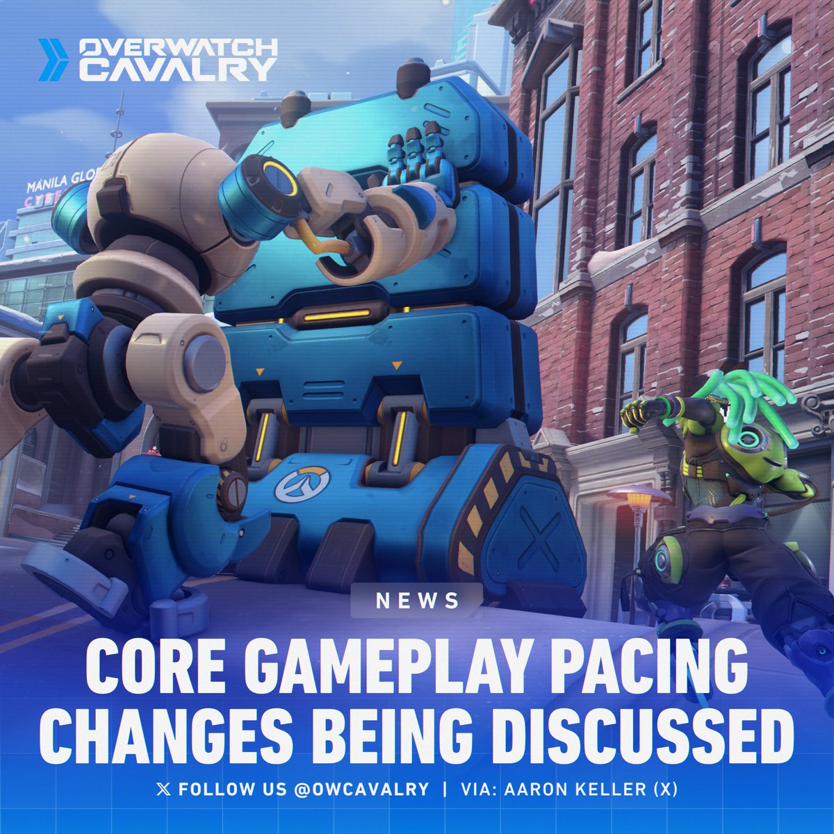 OWCavalry's tweet photo. Quicker Play experiment could lead to pacing changes in #Overwatch2 ⏰

Aaron Keller revealed that changes to Payload and Pushbot speeds, round durations, setup times, spawn points, and other elements are being discussed for Quick Play and Comp. https://t.co/F2CM8H6pgN