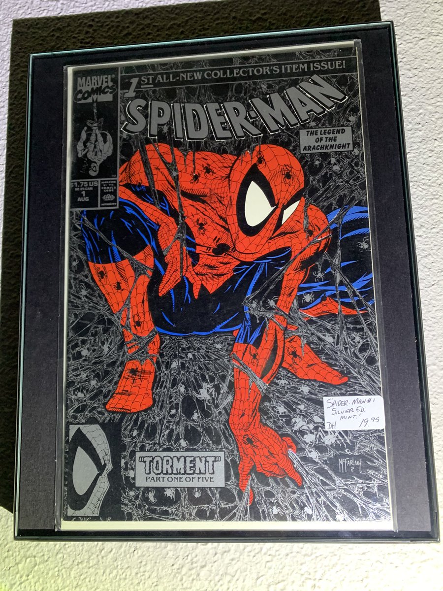 ComixDloya's tweet photo. I finally found it! Iconic cover by @Todd_McFarlane #SpiderMan https://t.co/KtpsDtyvtF