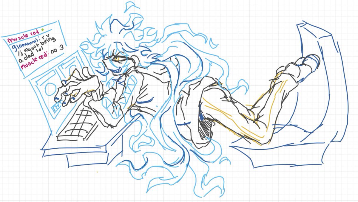 Z0MBIEFICATI0N's tweet photo. #twst i was sitting in tjis exact position while drawing this too https://t.co/w9xVMDjVap