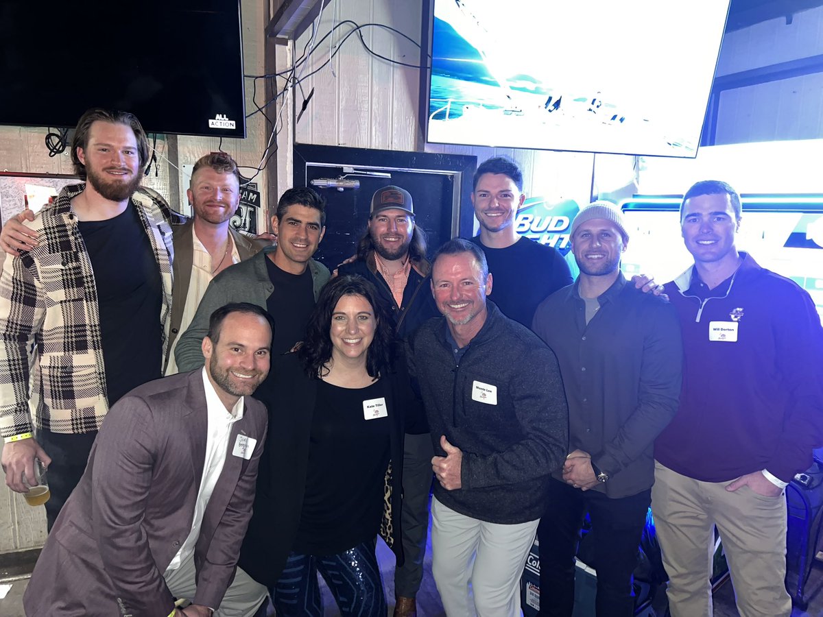 So grateful to <a href="/cholbrook2/">Chad Holbrook</a> and <a href="/CofCBaseball/">Charleston Baseball</a> for inviting me to share a wonderful night with 6 former players I love and care about deeply who were inducted into the Wall of Fame. This is what makes coaching special!